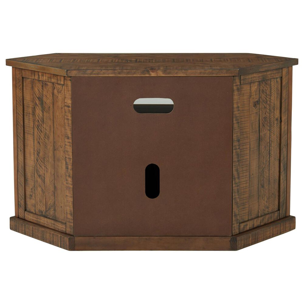 Forma &amp; Co Rustic Corner 30" Corner TV Stand in Natural, , large
