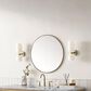 James Martin Vanities Rohe 30" Round Mirror in Champagne Brass, , large