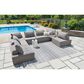 Ashley Bree Zee Patio Lounge Chair in Brown, , large