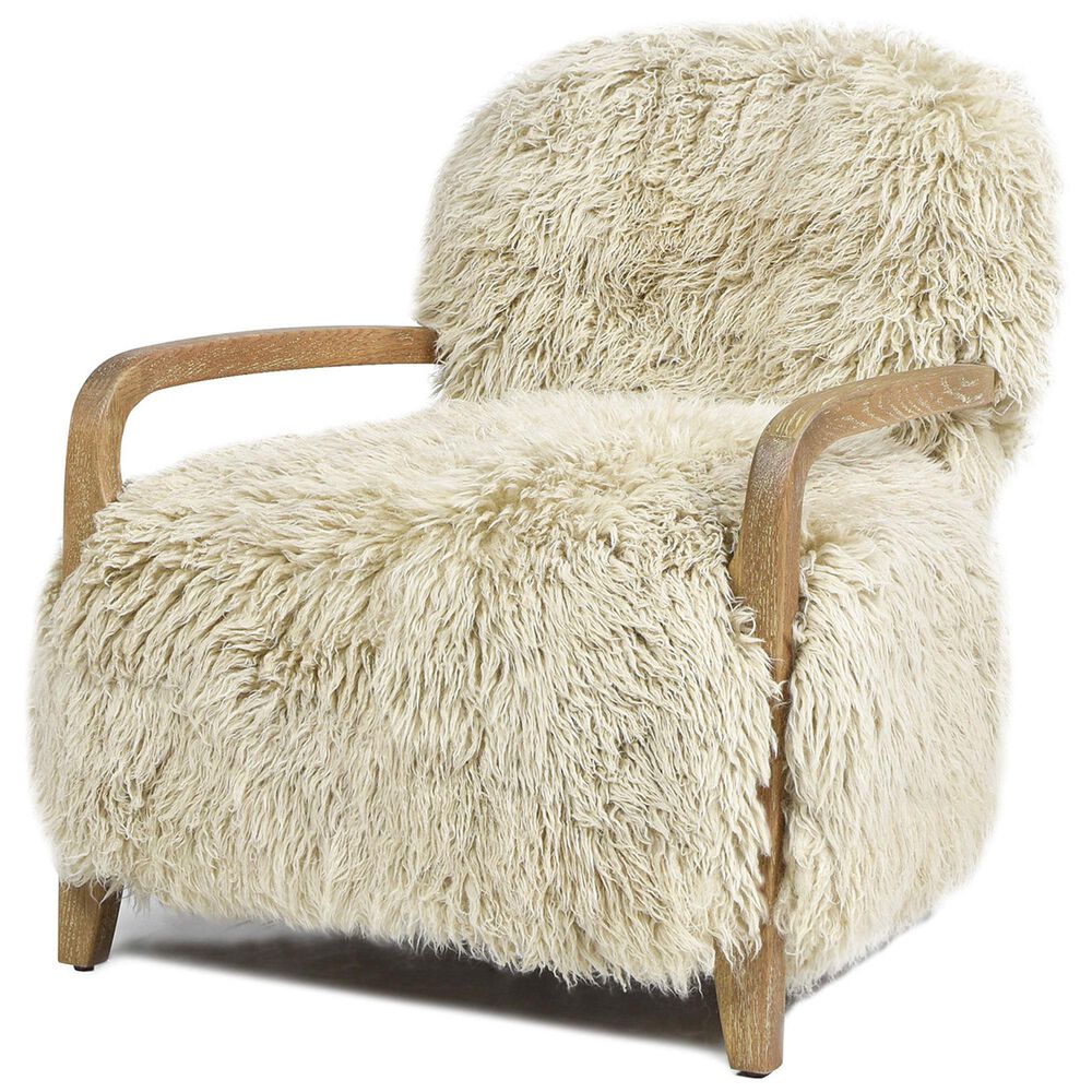 Jennifer Taylor Home Enchante Accent Chair in Taupe Beige, , large