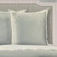 Royal Court Calmfield Euro Sham in Aqua, Cream and Gold, , large