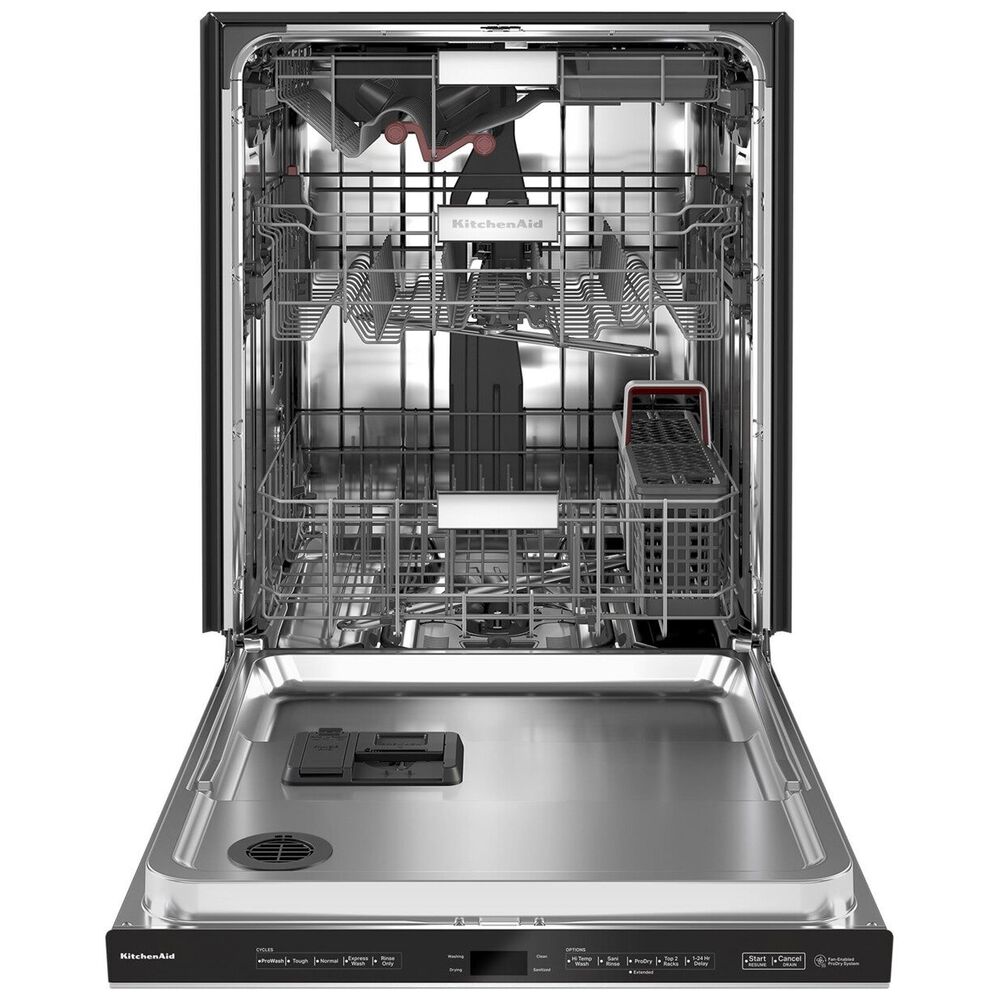 KitchenAid 24&quot; Built-In Pocket Handle Dishwasher with FreeFlex 3rd Rack and Top Control in PrintShield Stainless Steel, , large