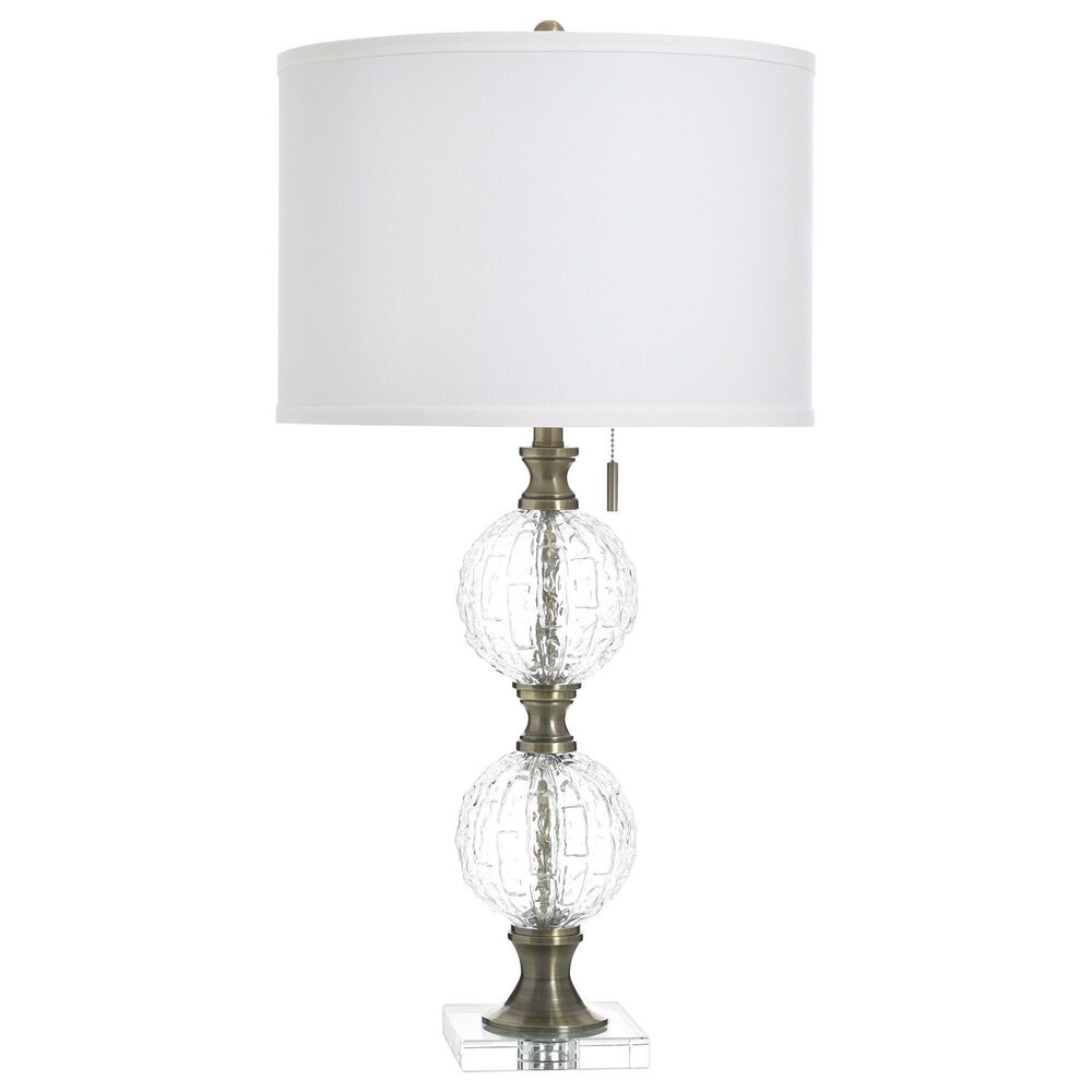 Stylecraft Lamps Table Lamp in Subal Gold and Clear, , large