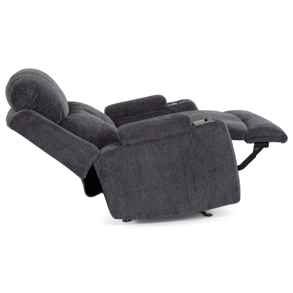 Moore Furniture Arlington Power Rocker Recliner in Seeley Storm, , large