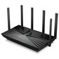 TP Link Archer Tri-Band 6-Stream Wi-Fi 6E Router in Black, , large