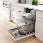 Bosch 100 Series 24" Built-In Smart Dishwasher with 8 Wash Cycles in White, , large