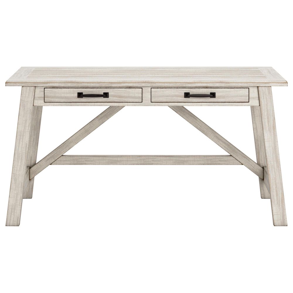 Ashley Carynhurst 3-Piece Office Desk Set in Whitewash, , large