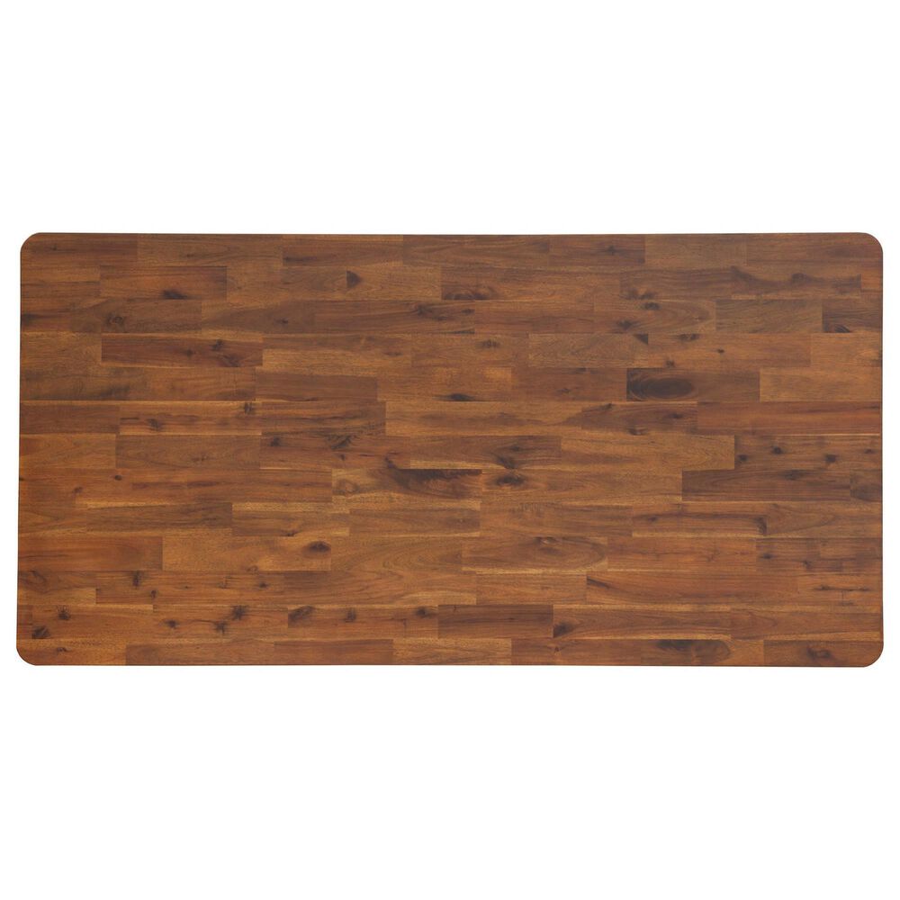 Lh Imports Remix Rectangular Dining Table in Estelle Brown - Table Only, , large