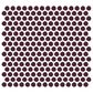 Dal-Tile Color Wheel Plum Crazy 13"" X 11"" Ceramic Mosaic Sheet, , large