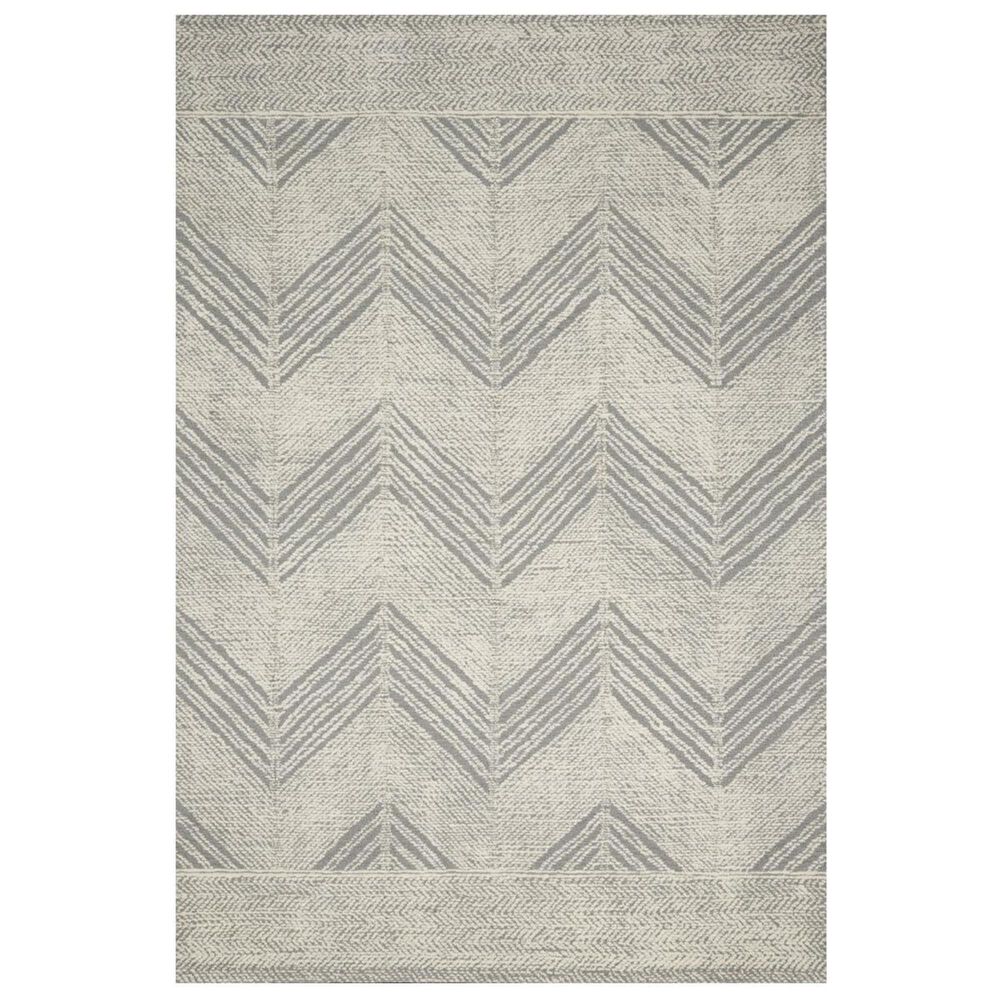 ED Ellen DeGeneres Crafted by Loloi Kopa KO-02 3"6" x 5"6" Grey and Ivory Area Rug, , large