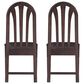 Linon Home Decor Jesper Side Chair in Dark Brown (Set of 2), , large