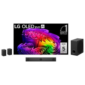 LG 77" Class G6 Series OLED evo AI 4K - Smart TV with 5.1.3 Channel Soundbar System in Black, , large