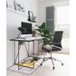 Zuo Modern Liderato Office Chair in Black and Silver, , large
