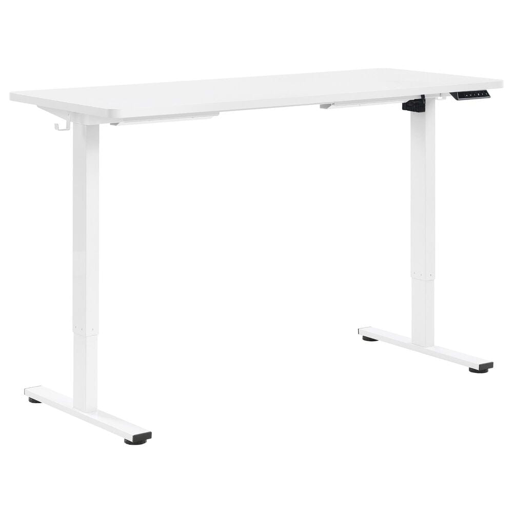 OSP Home Primo 60&quot; Electric Sit and Stand Desk in White, , large