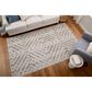Feizy Vancouver 39NQF 8" x 10" Beige and Brown Area Rug, , large