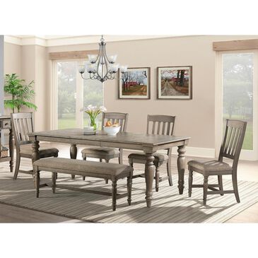 Hawthorne Furniture Balboa Park 6-Piece Dining Set in Roasted Oak, , large