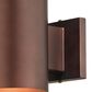 Vaxcel Chiasso 1-Light Outdoor Wall Sconce in Bronze, , large