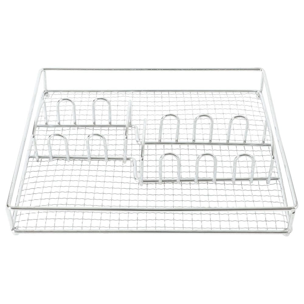 Gibson Overseas, Inc Prato 65-Piece Flatware Set with Wire Caddy in Silver, , large