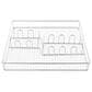 Gibson Overseas, Inc Prato 65-Piece Flatware Set with Wire Caddy in Silver, , large