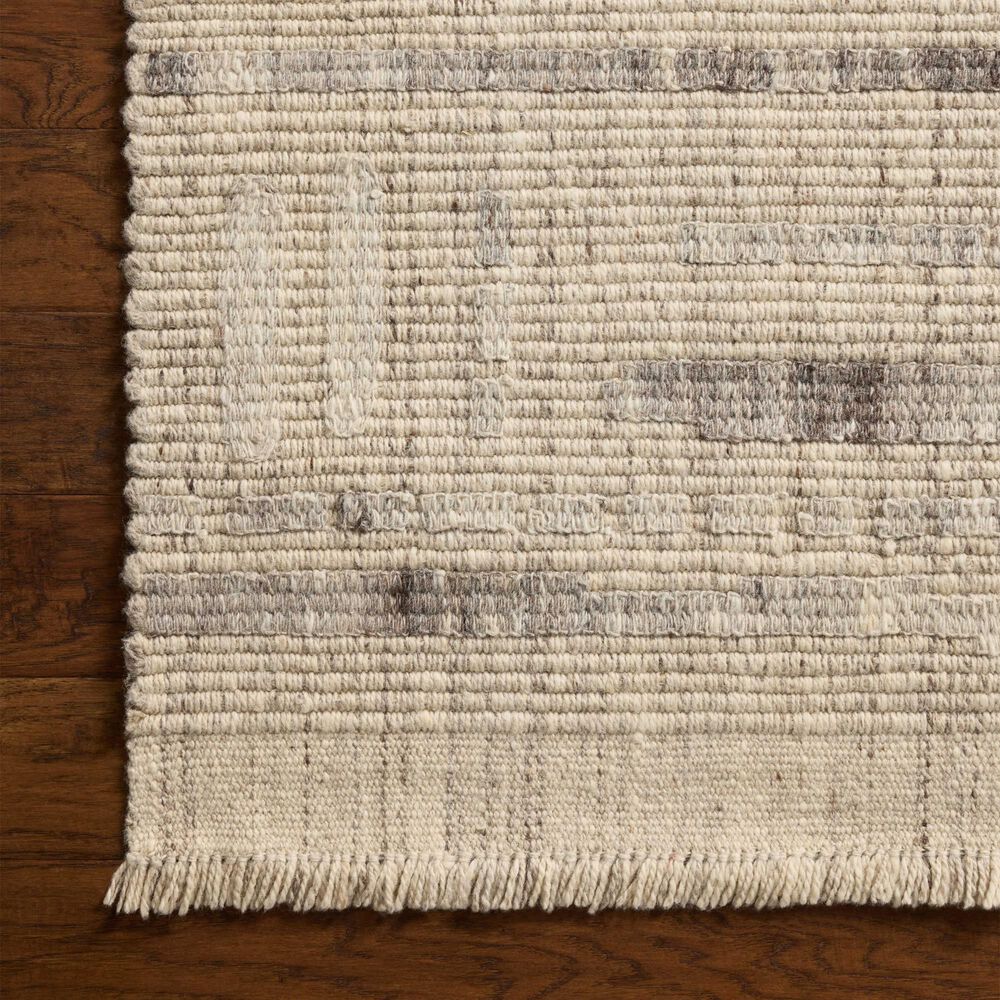 Loloi Valentina Ivory and Grey 3' x 9'9" Runner, , large