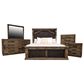 Woodland & Co Regal 5 Piece King Bedroom Set in Brown, , large