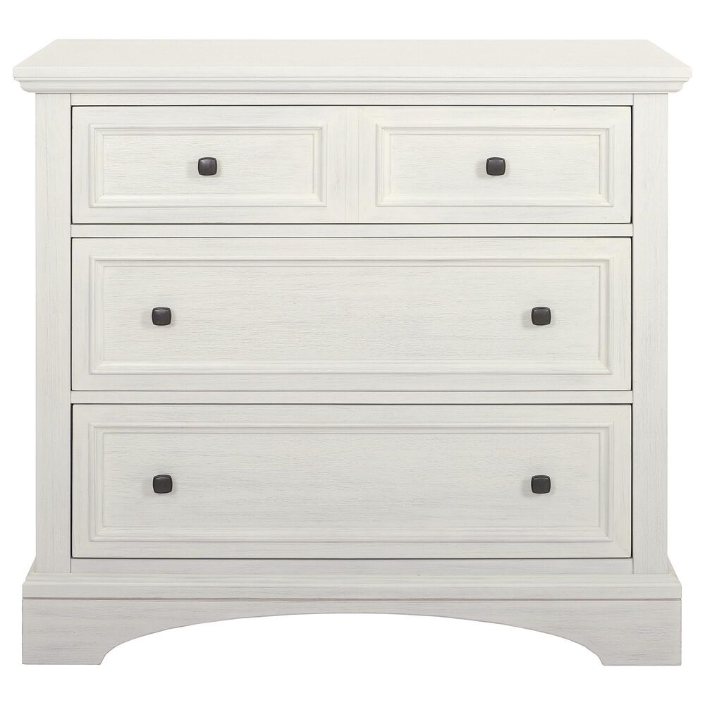 Valor Living Farmhouse Basics 3-Drawer Chest in Rustic White, , large
