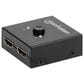 Manhattan 4K 60Hz Bi-Directional 2-Port HDMI Switch in Black, , large