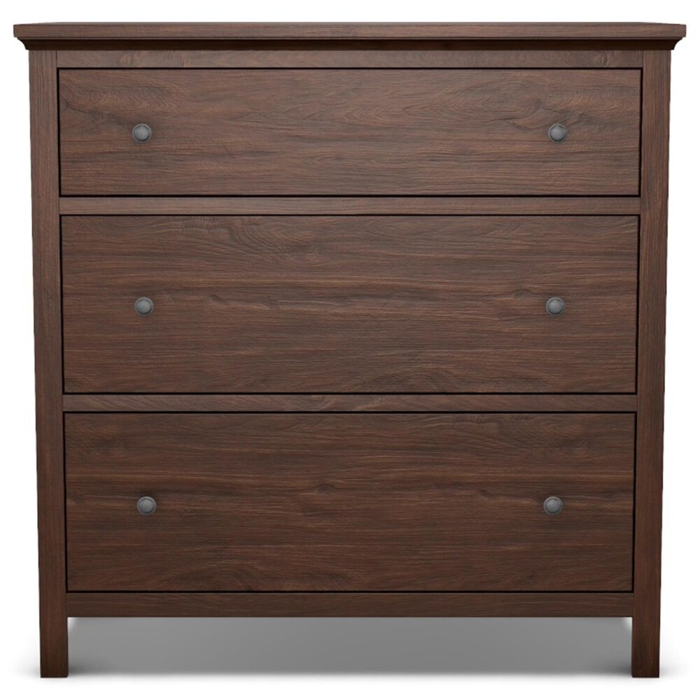 Archbold Furniture Heritage 3 Drawer Chest in Brown Mahogany, , large