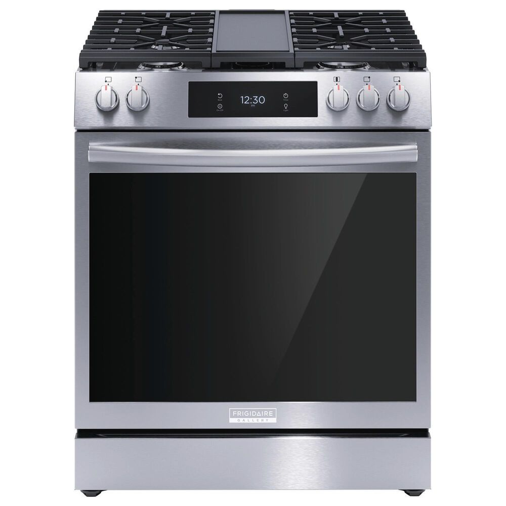 Frigidaire Gallery 2-Piece Kitchen Package with 30&quot; Gas Range and 1.9 Cu. Ft. Over-the-Range Microwave in Stainless Steel, , large