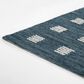 Momeni Archer Geometric 5" x 8" Blue Area Rug, , large