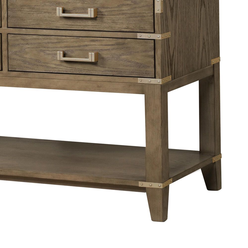 Lexora Home Norwalk 60&quot; Double Bathroom Vanity in Grey Oak with White Cultured Marble Top  and Rectangle Sink, , large