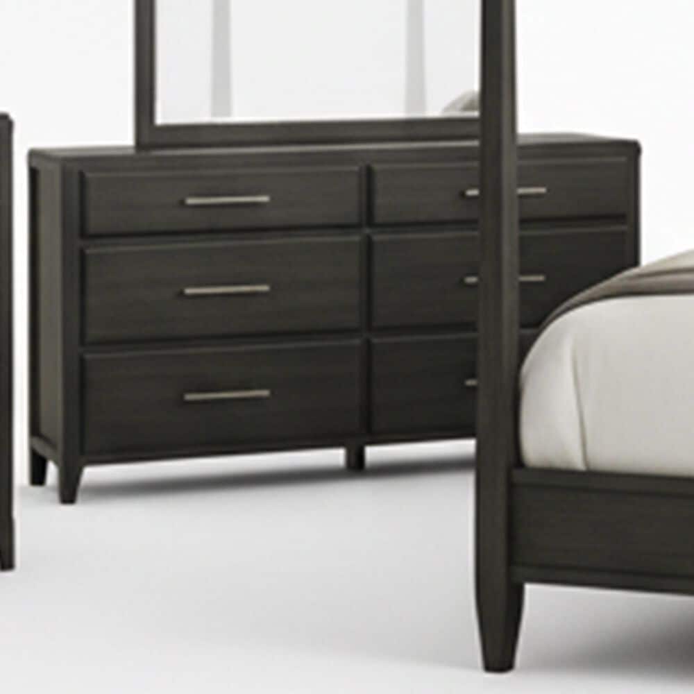 Sasha Lee 6 Drawer Dresser Only in Black, , large