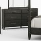 Sasha Lee 6 Drawer Dresser Only in Black, , large