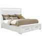 Sasha Lee 3-Piece King Storage Bedroom Set in Brushed White, , large
