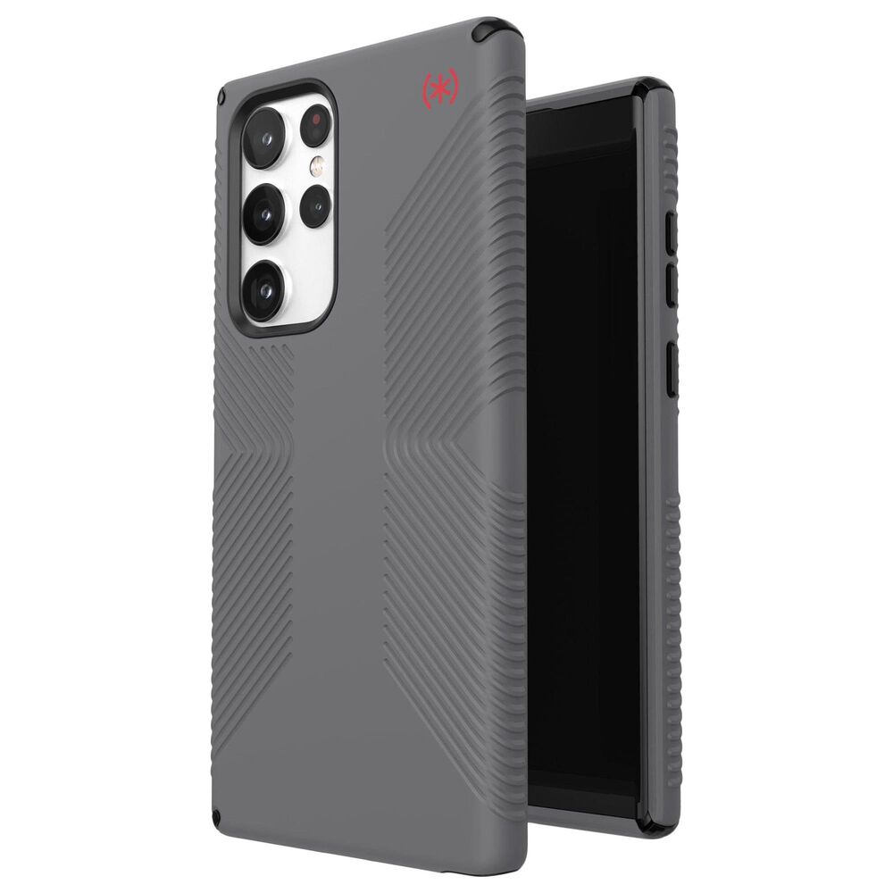 Speck Presidio2 Grip Case for Samsung Galaxy S22 Ultra in Graphite Grey and Black, , large