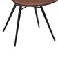Blue River Zurich Dining Chair in Matte Black and Vintage Coffee (Set of 2), , large