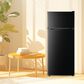 HOMLUX 4.5 Cu. Ft. Mini Upright Refrigerator with 1 Cu. Ft. Top Freezer in Black, , large