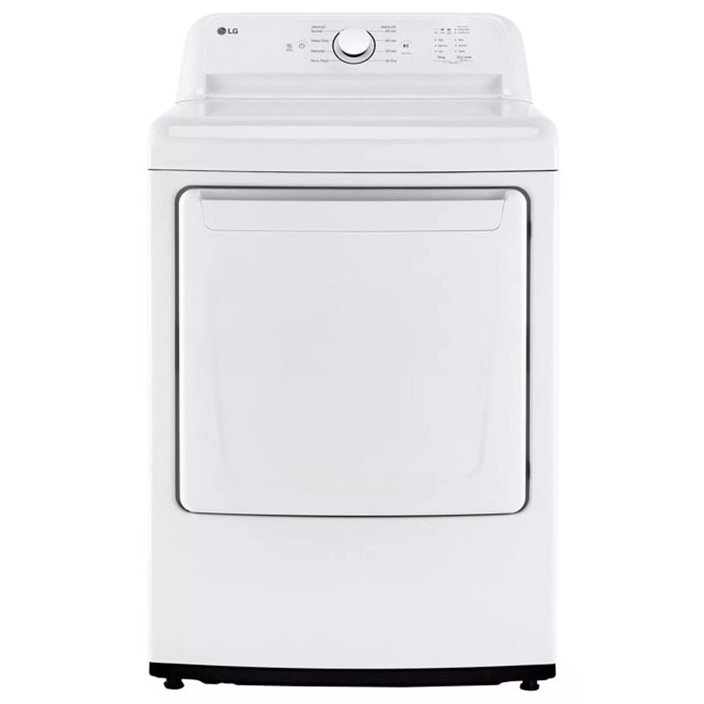 LG 7.3 Cu. Ft. Smart Gas Dryer with Sensor Dry in White, , large