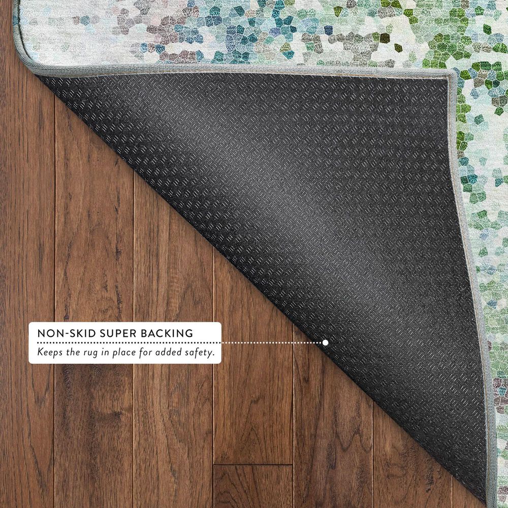 Dalyn Rug Company Lumara Aqua 2'3" x 7'6" Runner, , large