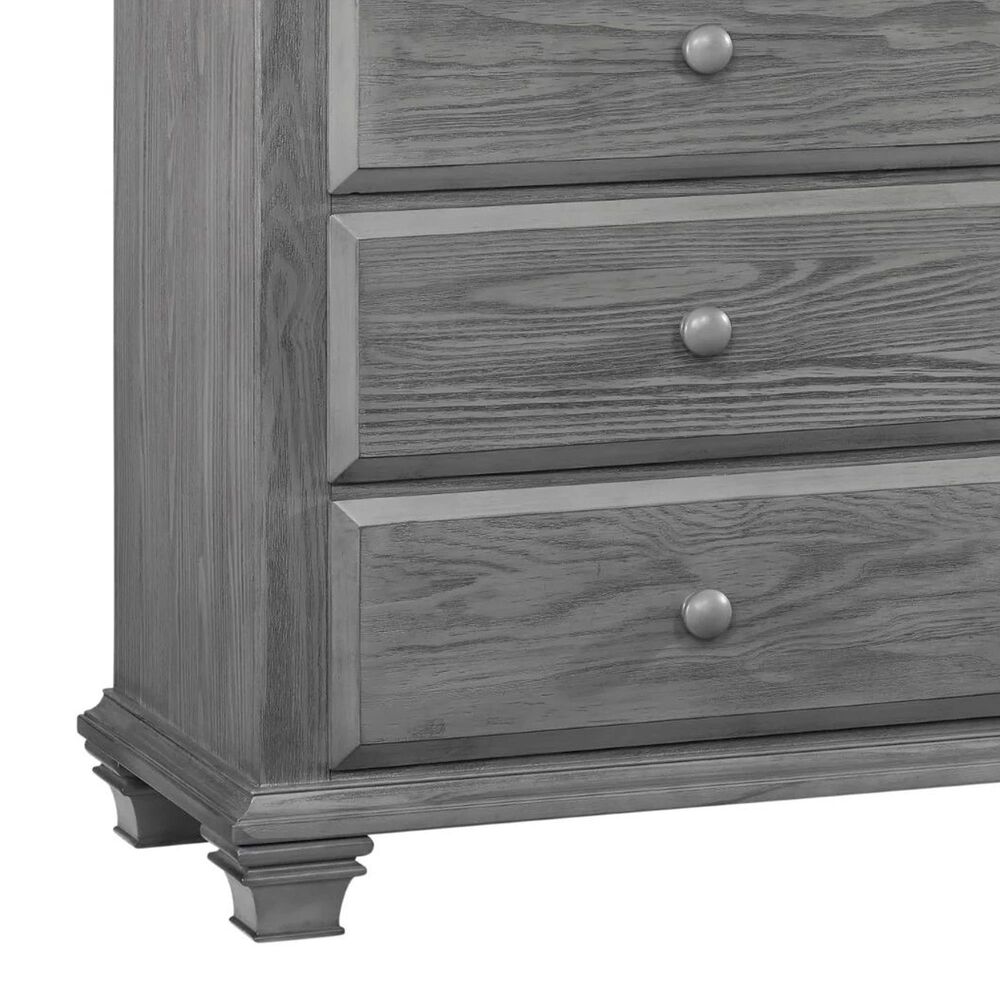 Oxford Baby Kenilworth 6 Drawer Dresser in Graphite Gray, , large