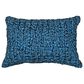 Ann Gish Ribbon Knit 20" x 14" Lumbar Pillow in Azure, , large