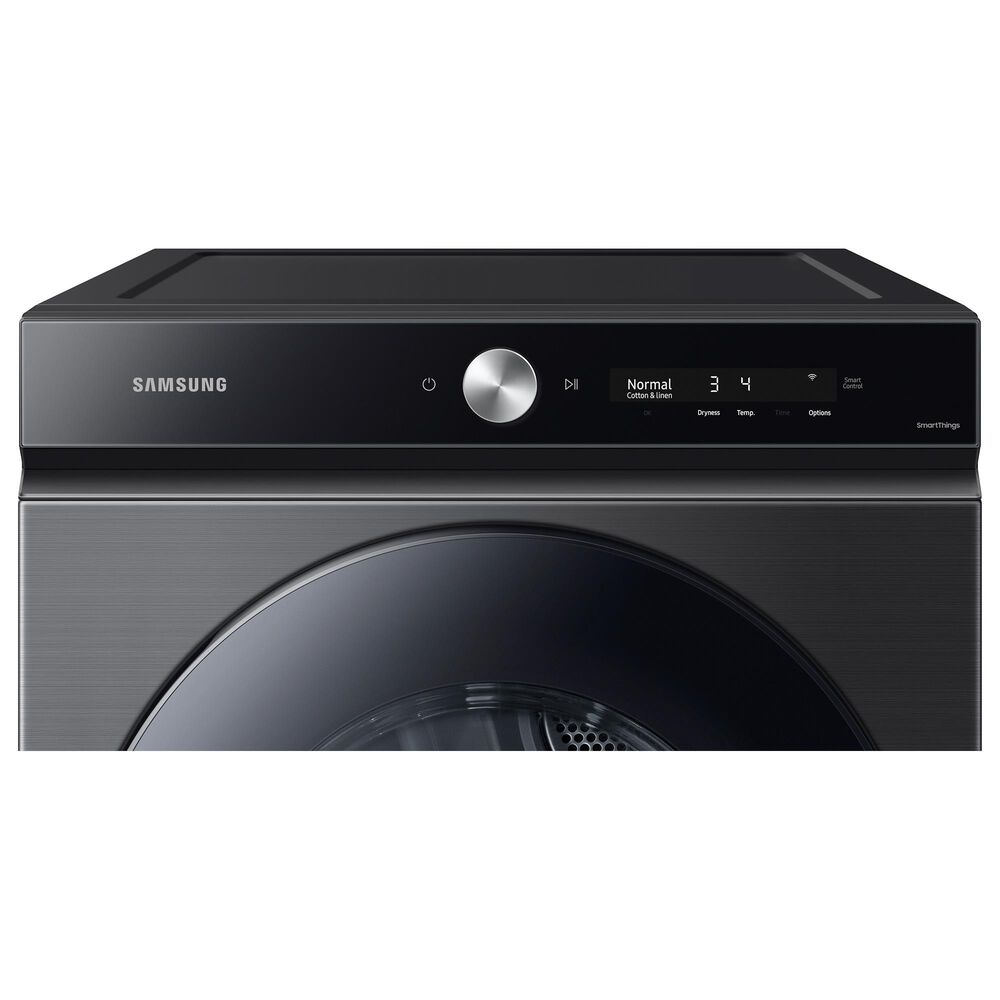 Samsung Bespoke 7.6 Cu. Ft. Front Load Electric Dryer with AI Optimal Dry and Super Speed Dry in Brushed Black, , large