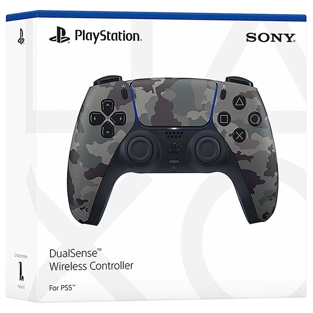 Sony DualSense Wireless Controller in Gray Camouflage - PlayStation 5, , large