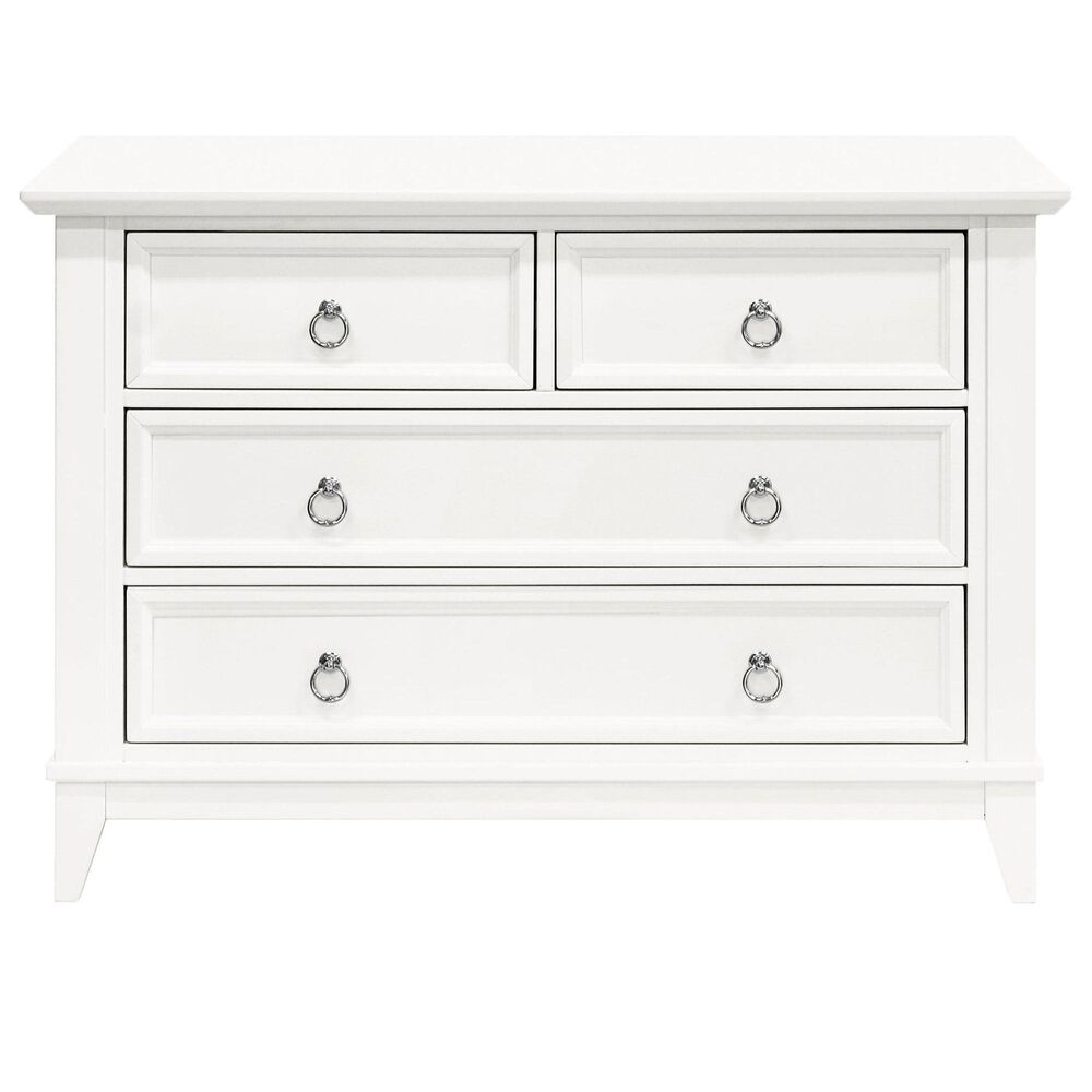 New Haus Emma Regency 4-Drawer Dresser in Warm White, , large