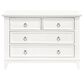 New Haus Emma Regency 4-Drawer Dresser in Warm White, , large