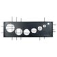 Maple and Jade 17" x 40" Wall Decor in Black and Dark Blue, , large