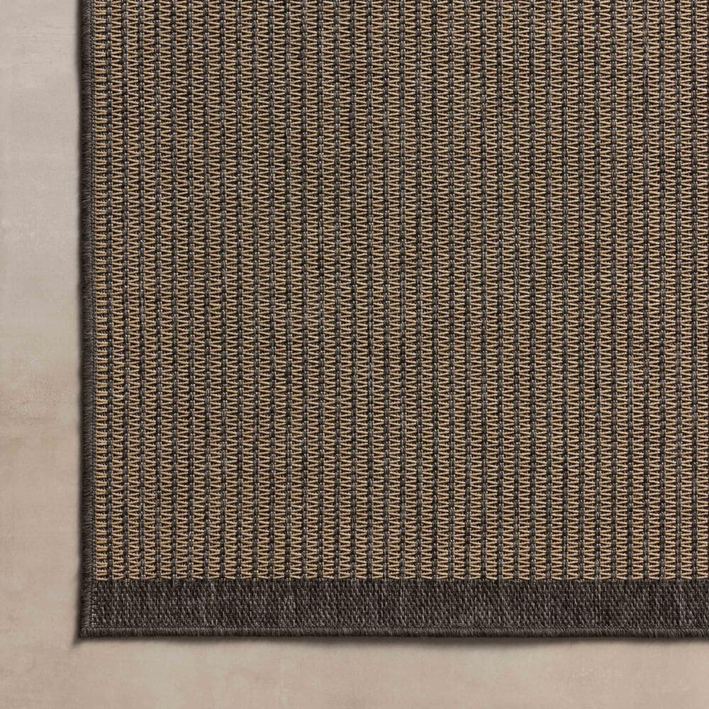 Loloi II Providence 3&#39;9&quot; x 5&#39;9&quot; Wheat and Charcoal Indoor/Outdoor Area Rug, , large