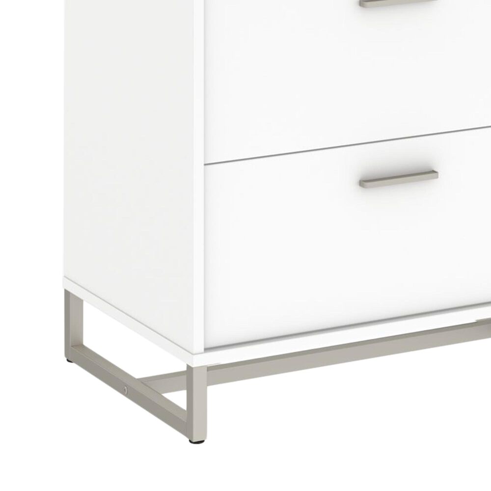 Bush Method Lateral File with Hutch in White Nebraska