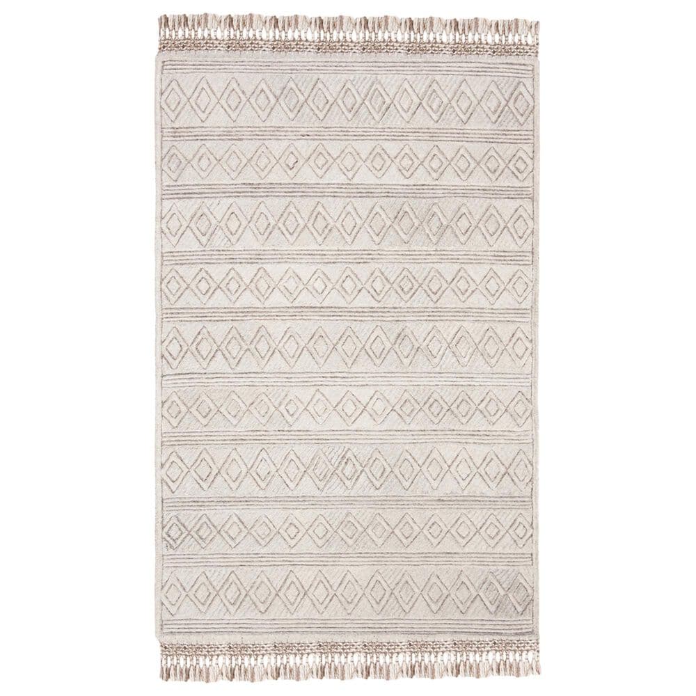 Safavieh Casablanca CSB658G 5" x 8" Silver Area Rug, , large