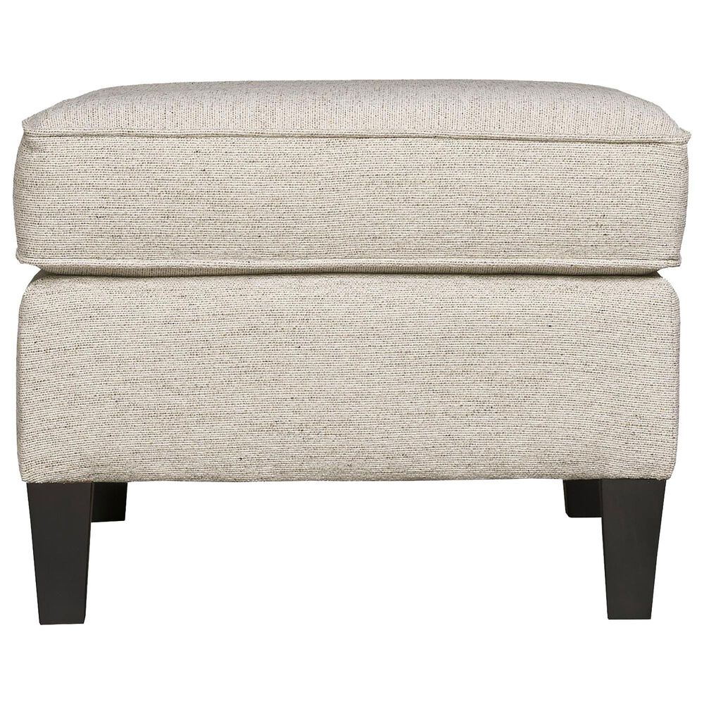 Bernhardt Addison Ottoman in White and Cream, , large